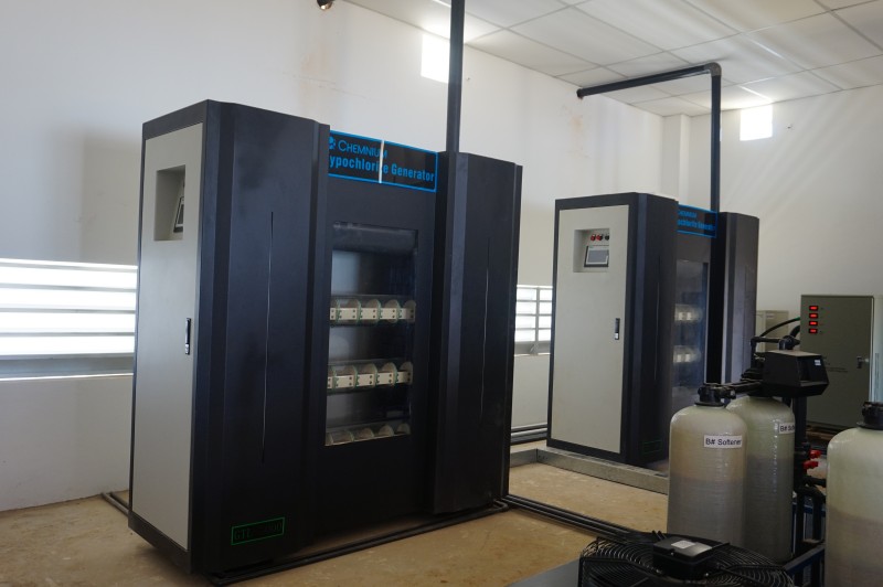 Natriumhypochloritgenerator im Wasserwerk Malaysia