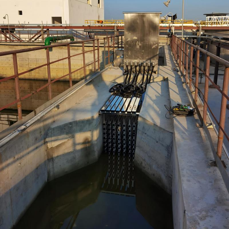 UV-Desinfektion in der Kläranlage Tianjin
